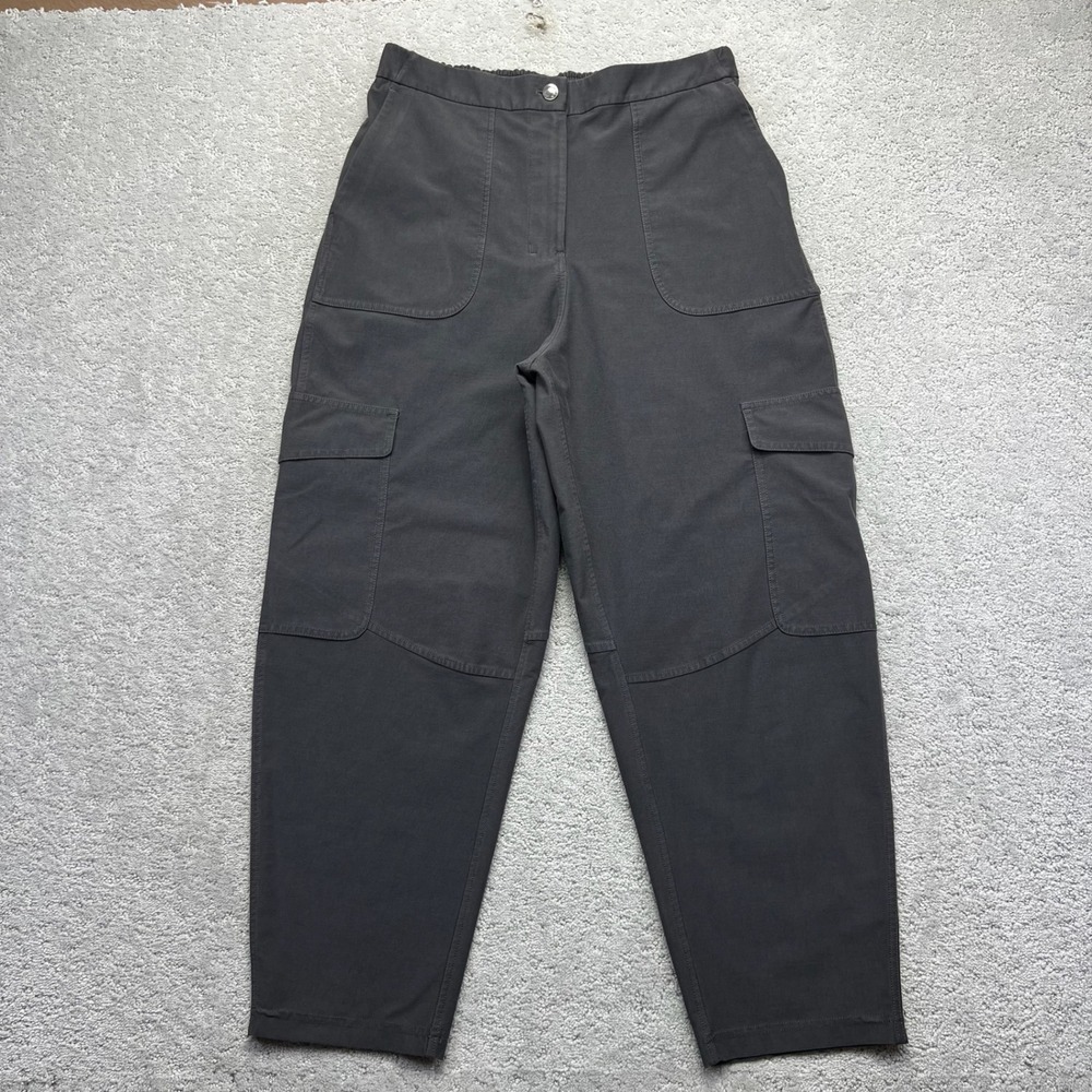 Lululemon Lab Utilitech Cargo Pant Womens 31 Graphite Grey Barrel Leg High Rise